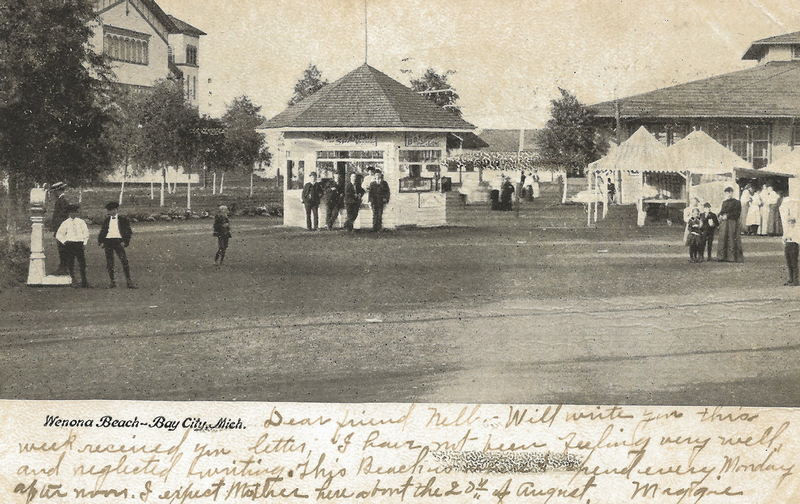 Wenona Park Dance Pavillion - Vintage Postcard